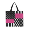 DOTS AND STRIPES BEACH TOTE BAG